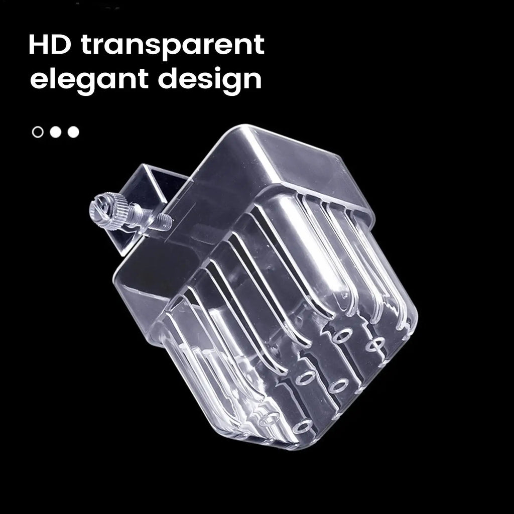 Plant Holder Fish Tank Transparent Hanger Pot Aquatic Hydroponic