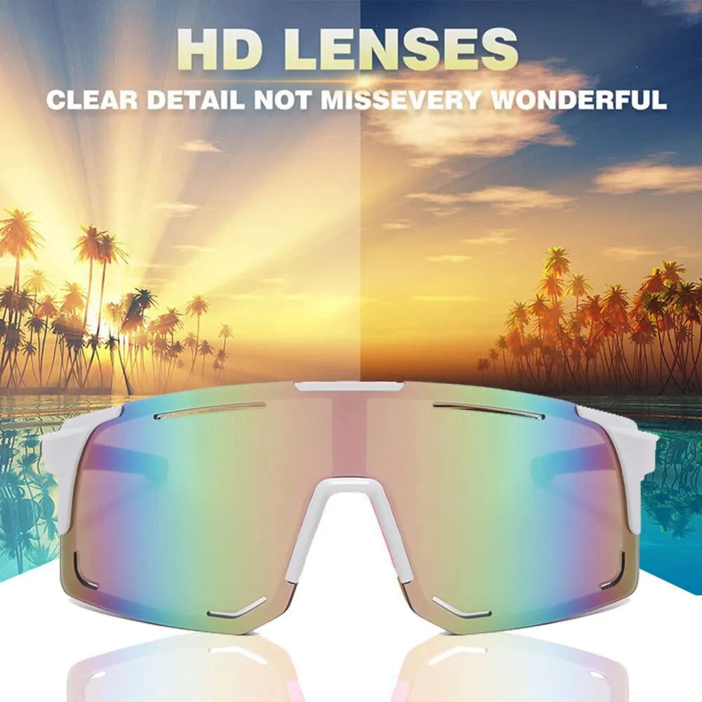 Cycling Sunglasses UV Protection Windproof Glasses For Men Women Polarized Lens Road Riding MTB Bike Sport Glasses Eyewear Zpaxo