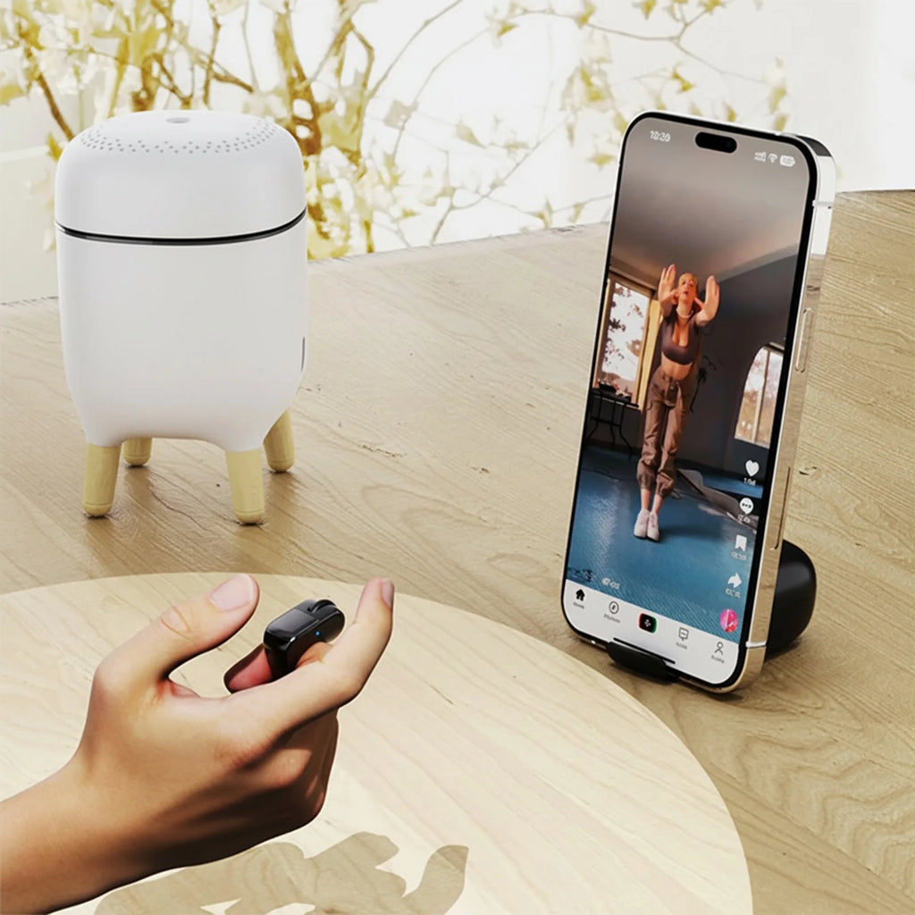 BT Scrolling Ring Touchpad Air Finger Mouse Wireless Scroller Iphone