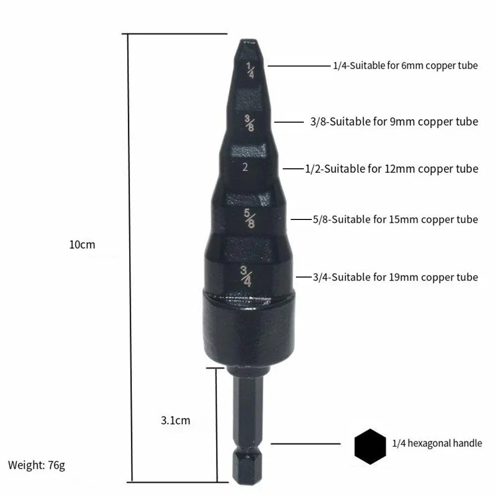 1 Swage Tube Expander 4 3 8 2 5 Air Conditioner Copper Pipe Drill