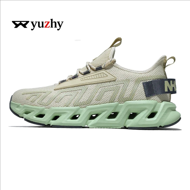 Men's Casual Sneakers Luxury Trainer Shoes Breathable Race Running