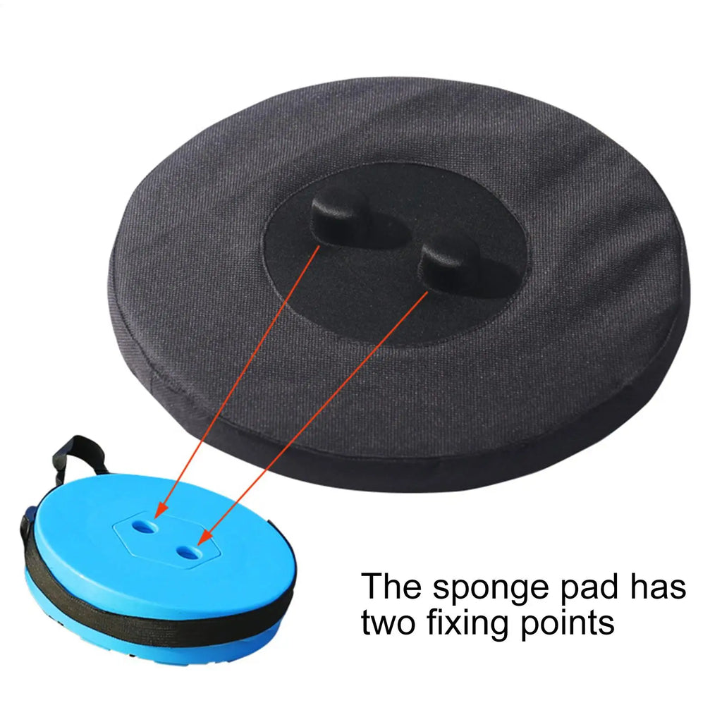 Telescopic Stool Cushion, Round Thickened Folding Seat Cushion Comfortable With Memory Foam Non-slip For Camping Stool Zpaxo