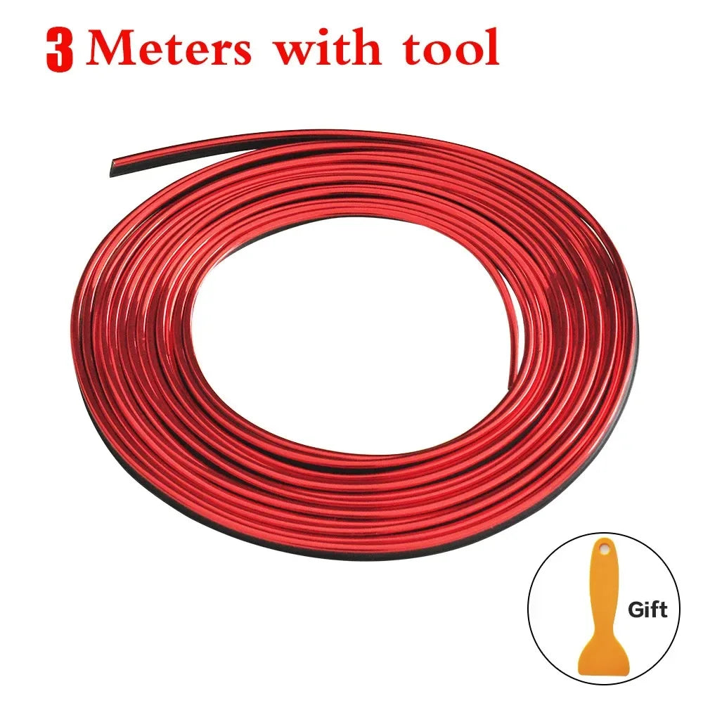 Universal Car Interior Trim Moulding Flexible Strips – 5m
