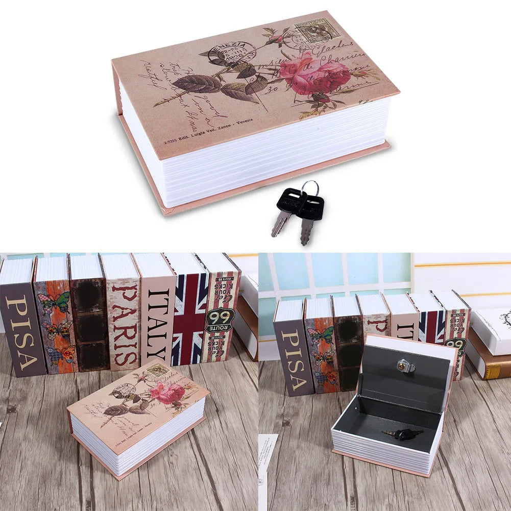 Book Safe Dictionary Secret Security Box Money Cash Jewelry Lock