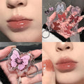 Butterfly Jelly Mirror Water Lip Gloss Portable Moisturizing Lip Balm Waterproof Liquid Lipstick Lipgloss Makeup Korean Cosmetic Zpaxo 5B