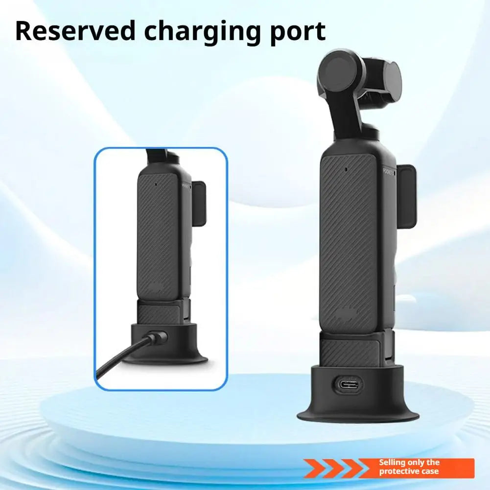 DJI Osmo Pocket 4 Silicone Anti-Slip Base Expansion Bracket Camera Accessory Base Zpaxo