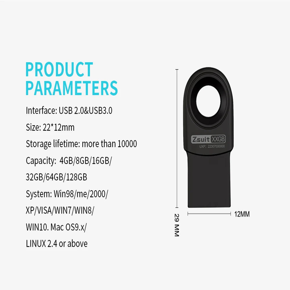 Zsuit Newes 10PCS Mini USB Sticks 4GB Creative Memory Disk 16G 32GB USB Flash Drive 64G Free Logo Gift U Stick Waterproof U Disk Zpaxo