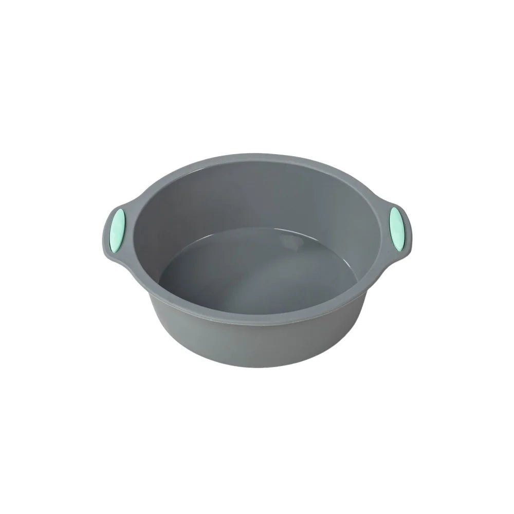Silicone Round Cake Tray Non-stick Baking Food-grade Mold Metal Zpaxo Circle