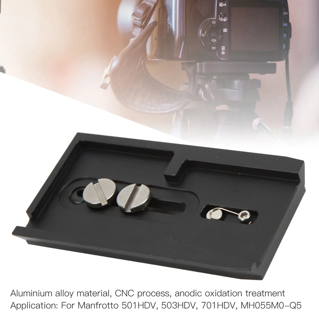 Quick Release Plate Camera Tripod Mounting Manfrotto 501HDV 503HDV