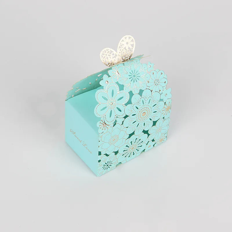 10-Piece Butterfly Candy Boxes Wedding Chocolate Packaging Birthday