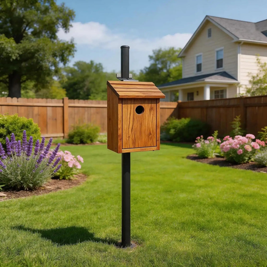 T Post Mount Bracket Weather-resistant Adjustable Anti-tip Stand