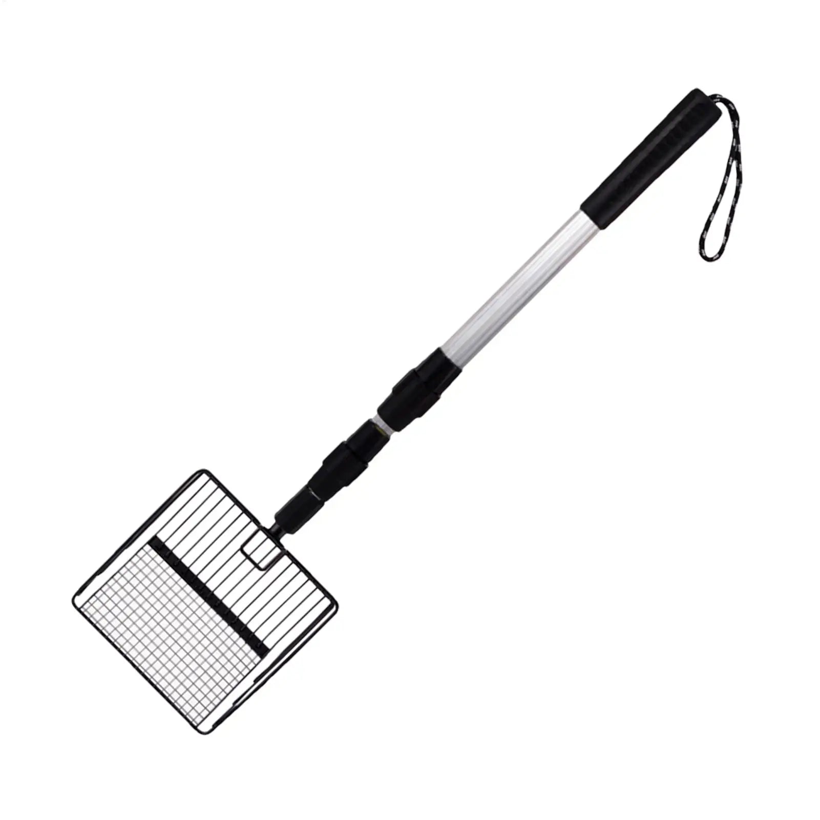 Chicken Coop Rake Stretchable Chicken Litter Scoop Poop Shovel for Chicken Coop Goat Stall Stable Cat Litter Scooper Zpaxo