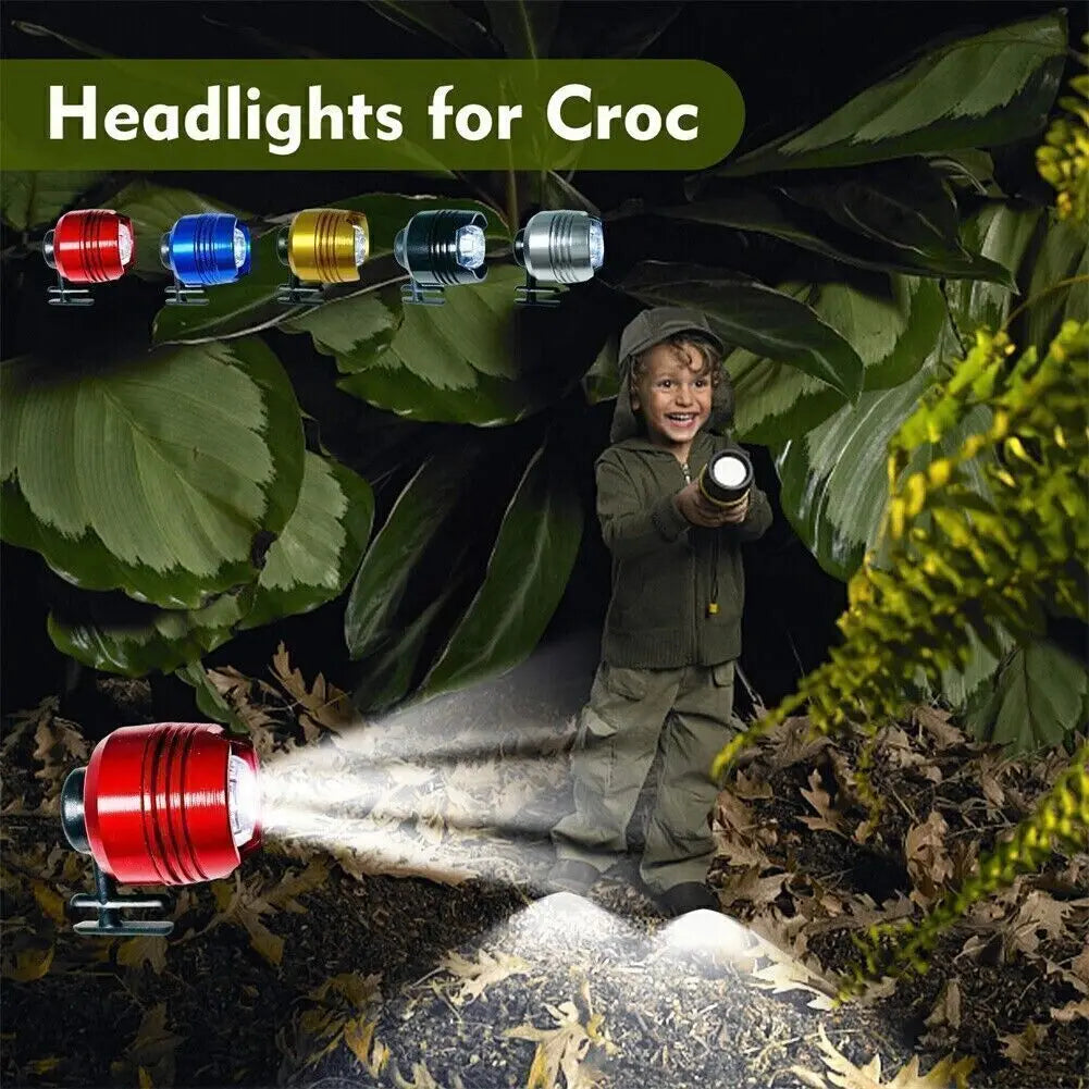1 Pair Portable Spotlights Shoes Lights Camping Headlights Perfect