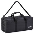 Fishing Gear Storage Bag Multifunctional Fishing Gears Organizer Waterproof Fishing Accessories Shoulder Bag Zpaxo Black
