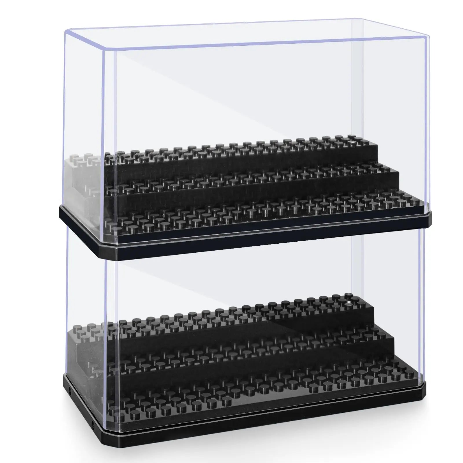 Acrylic Minifigures Display Case Stackable Dustproof Building Block