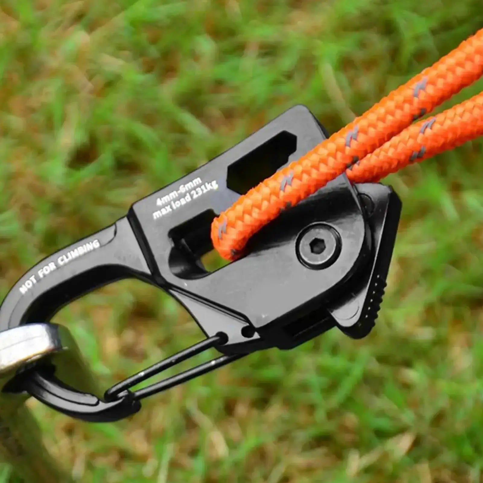 Parachute Cord Tensioner Aluminum Alloy Outdoor Tightener Lightweight