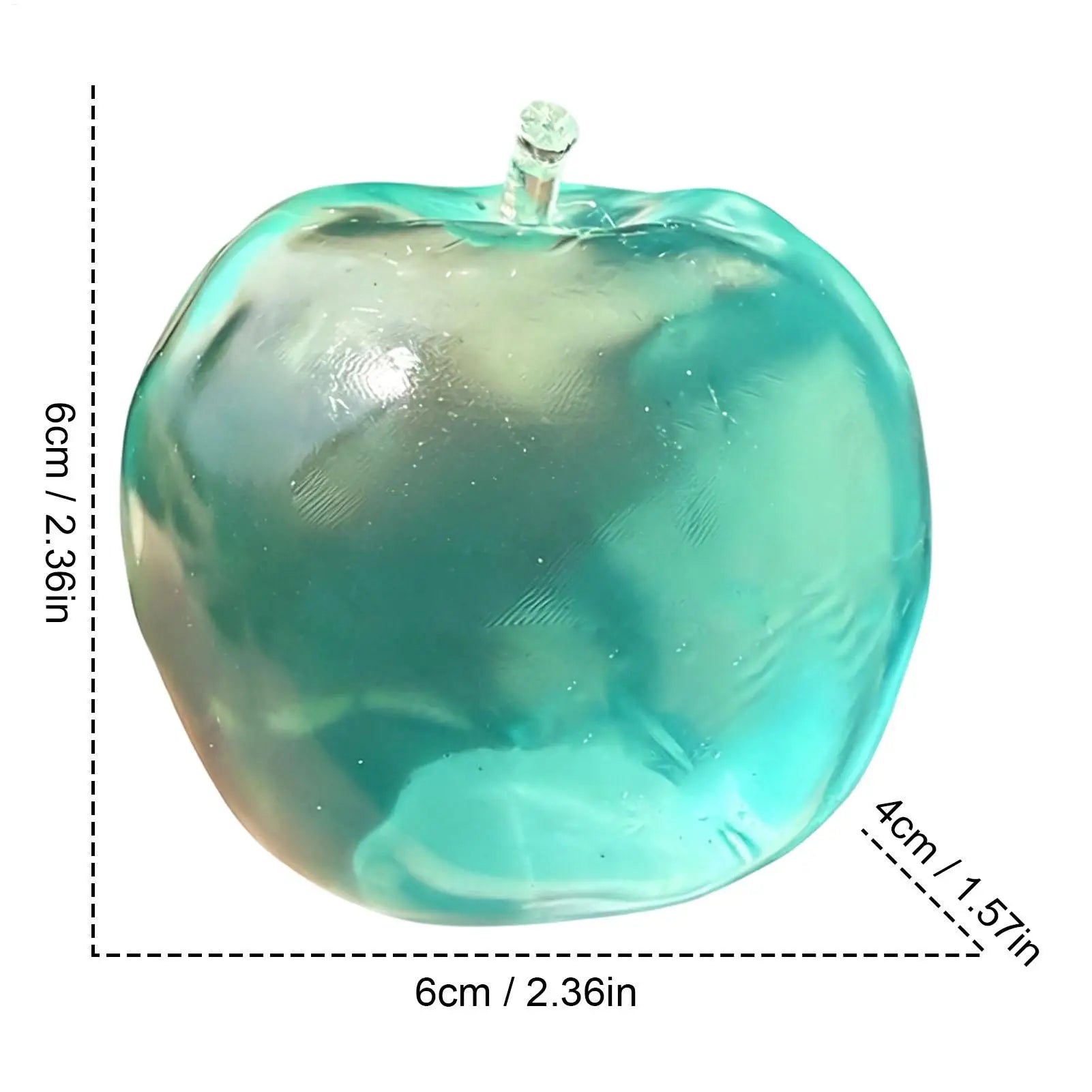 Fruit Shape Stress Ball Slow Rising Sensory Squeeze Apples Fidget Toy