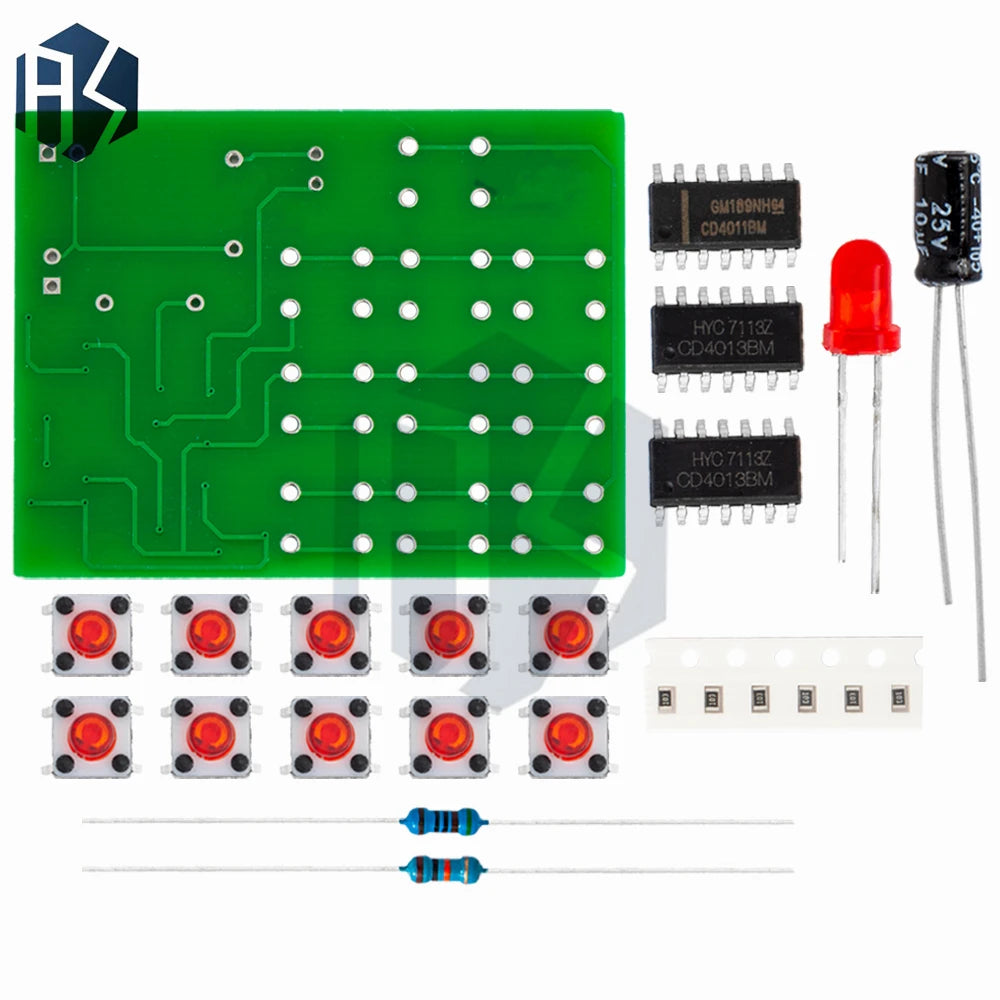 DIY Multifunctional Electronic Password Lock Kit, Electronic Experiment Learning Module for Students Zpaxo