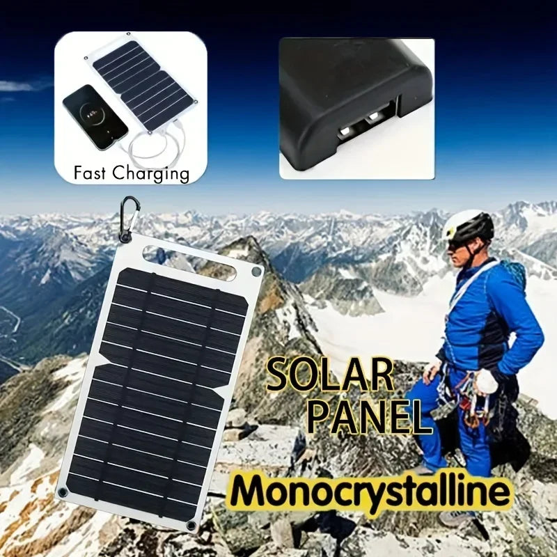 35W Sunpower Portable Solar Panel 5V Plate WithUSB Safe Stabilize