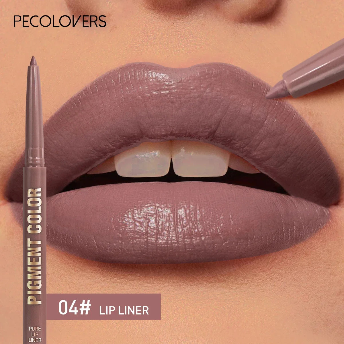 12 color lip enriching lipliner lip moisturizing three-dimensional fitting light thin silky and clear lip liner Zpaxo 04