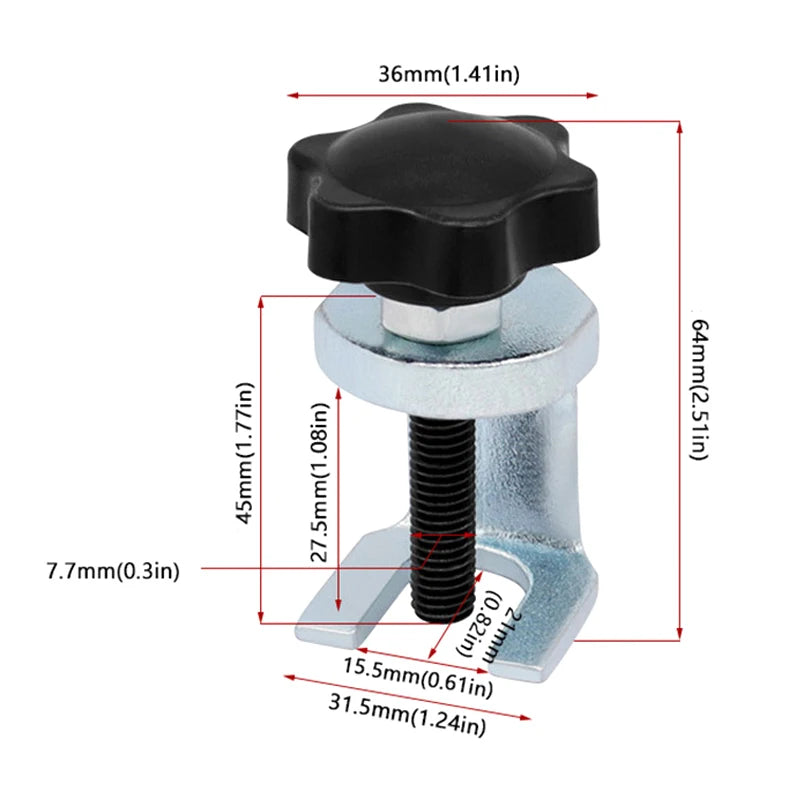 Universal Wiper Arm Removal Puller Tool – Stainless Steel