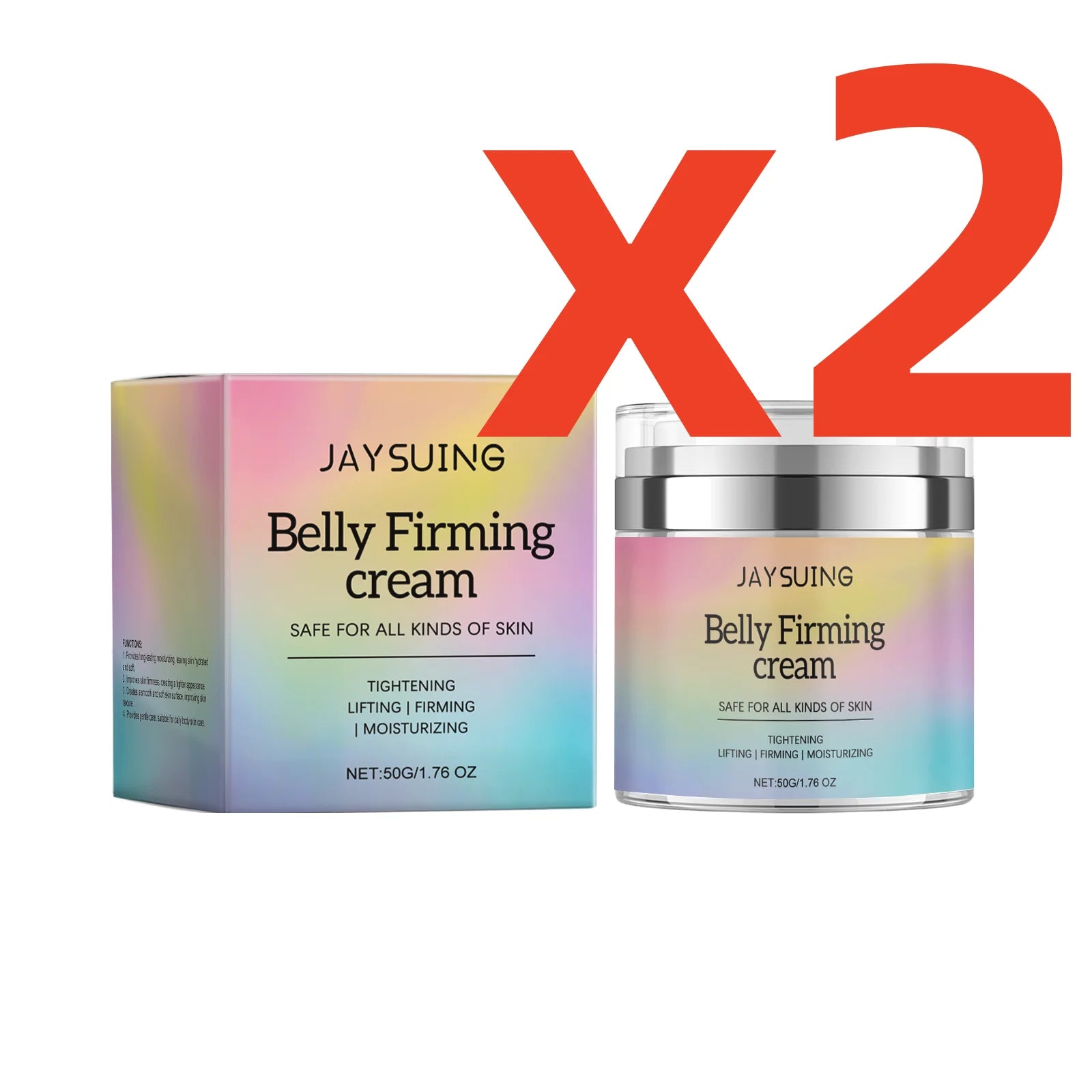 Jaysuing Belly Firming Cream – Tighten, Hydrate & Smooth Skin Body Firming Cream Zpaxo 100g Boxed 50g
