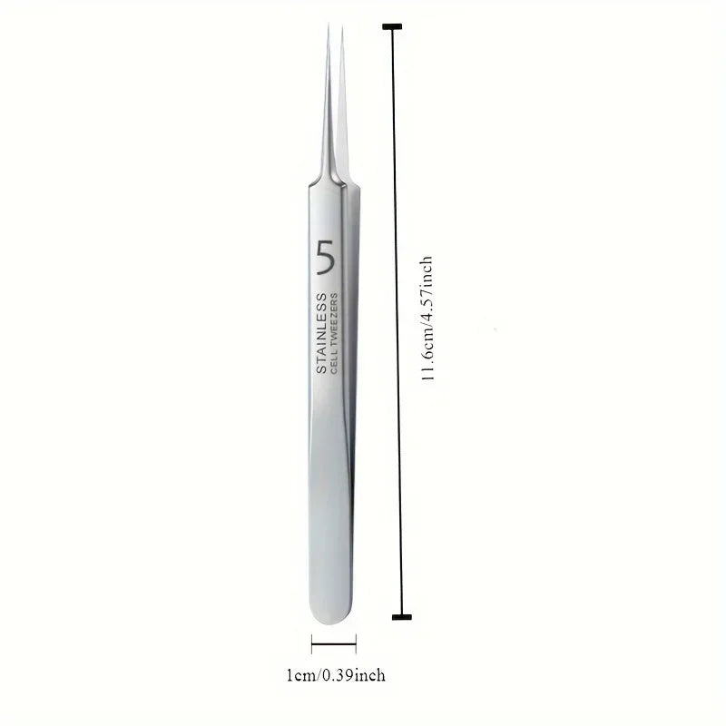3PCS Easy-To-Use Stainless Steel Acne Extractor Set - Hypoallergenic Beauty Tweezers For Clear Skin, Perfect For Beginners Zpaxo