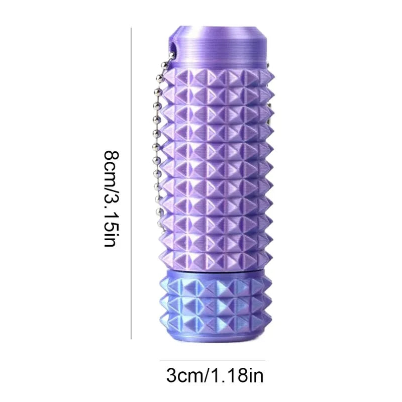 Little Ouchies Fidget Pocket Mini Spiky Grippie Stim Keychain Venting Zpaxo