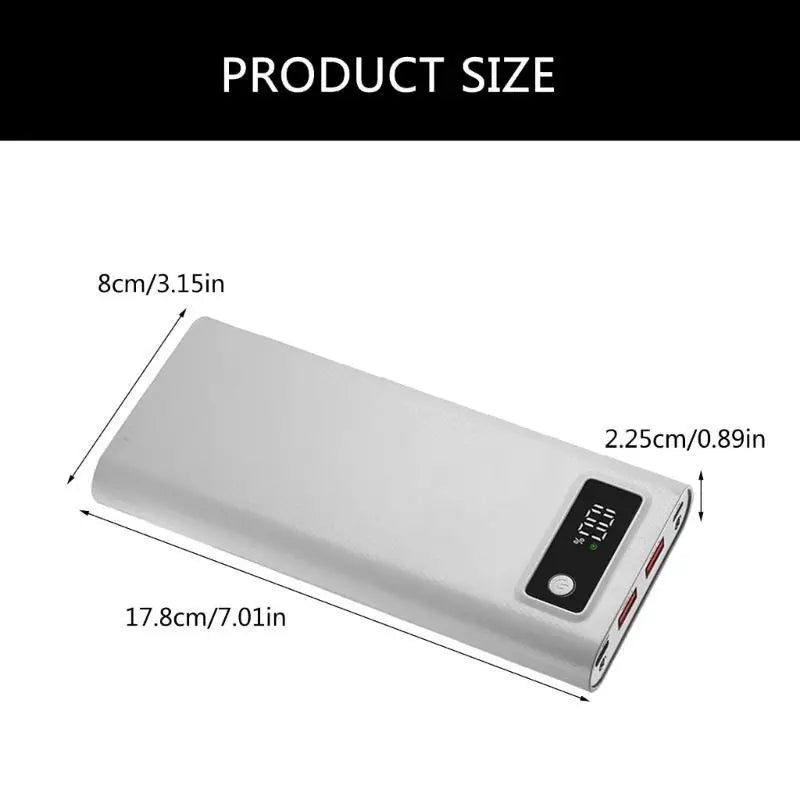 652F Quick Assembly 18650 Battery Case 4Slots Multiple Fast Charging Zpaxo