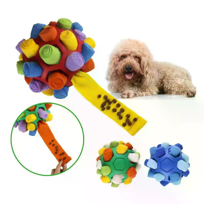 Small Dogs Dog Sniffing Ball Toy Puzzle Hidden Food Educational Zpaxo