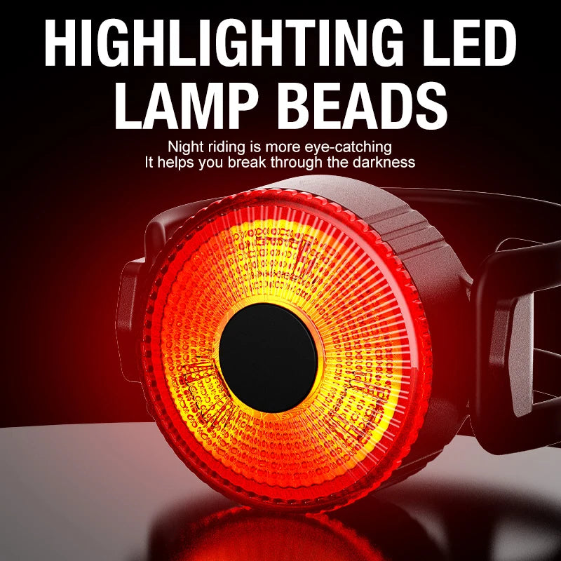 Strap Bicycle USB Charging Creative Taillights Mountain Bike Outdoor