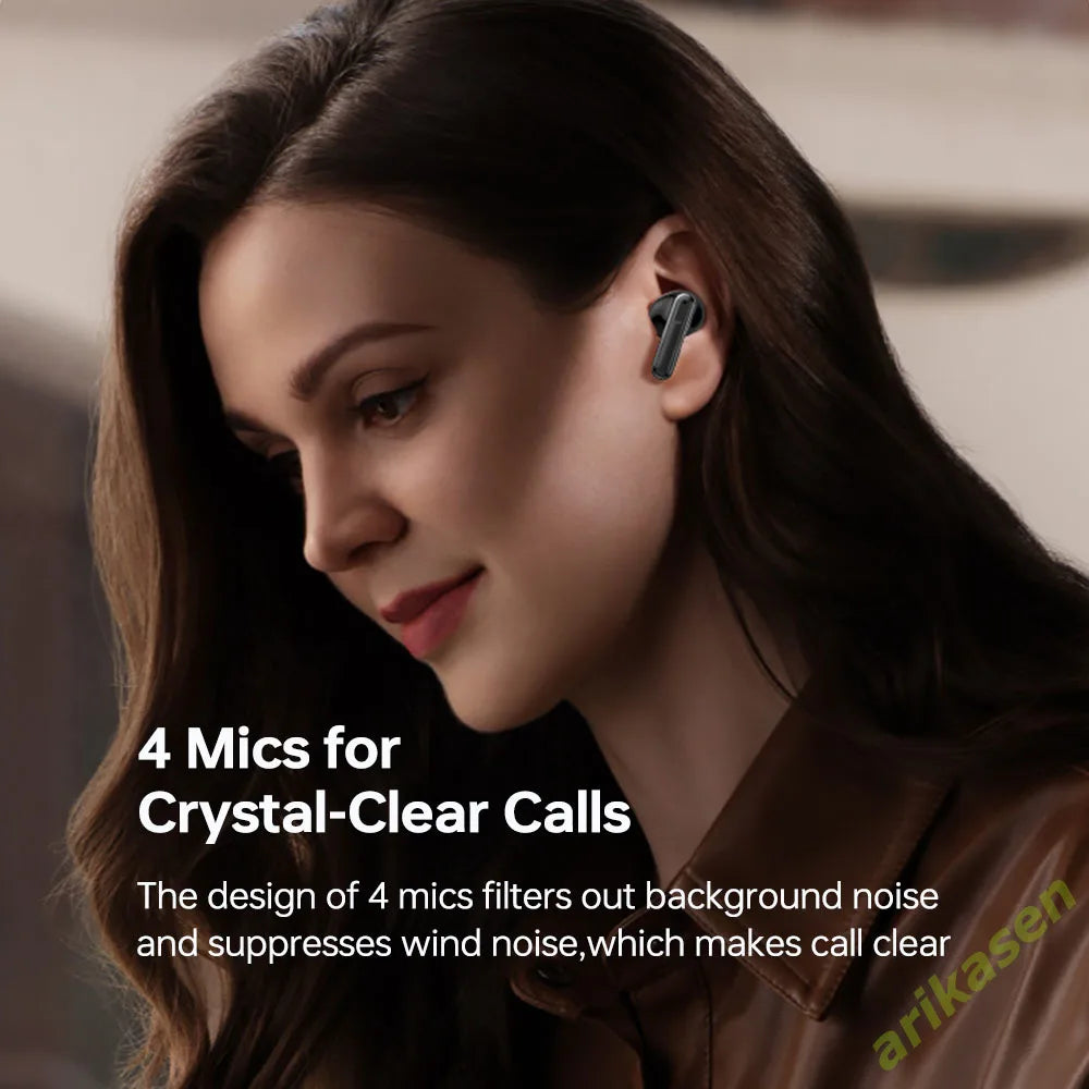 Bluetooth Earphones V5 3 Wireless Headsets TWS Noise Reduction