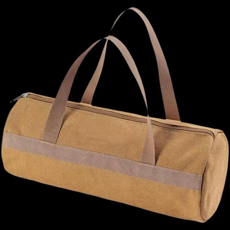 Rugged Auto Repair Tool Bag, Cowhide Woodworking Electrician Bag; Strong Multifunctional Thickened Cowhide Bag for Tool Storage Zpaxo