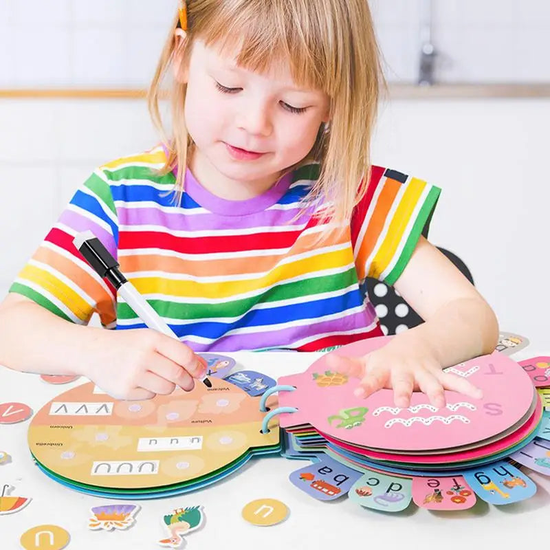 Activity Books For Kids Letter Cognitive Book Early Childhood Developmental Toy Educational Preschool Preschool Activities For Zpaxo