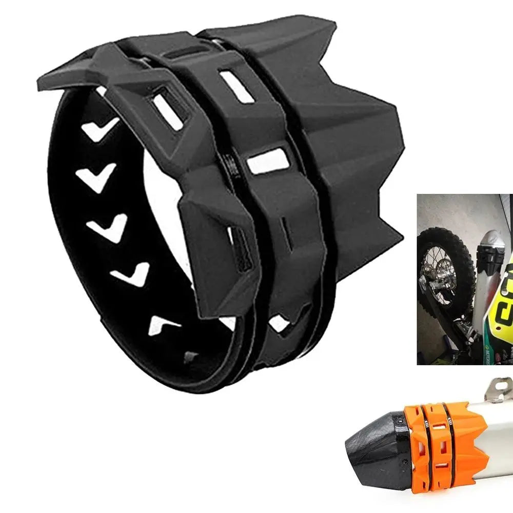 Heat-resistant Motorcycle Exhaust Protector Anti-scratch Motor Guard Zpaxo