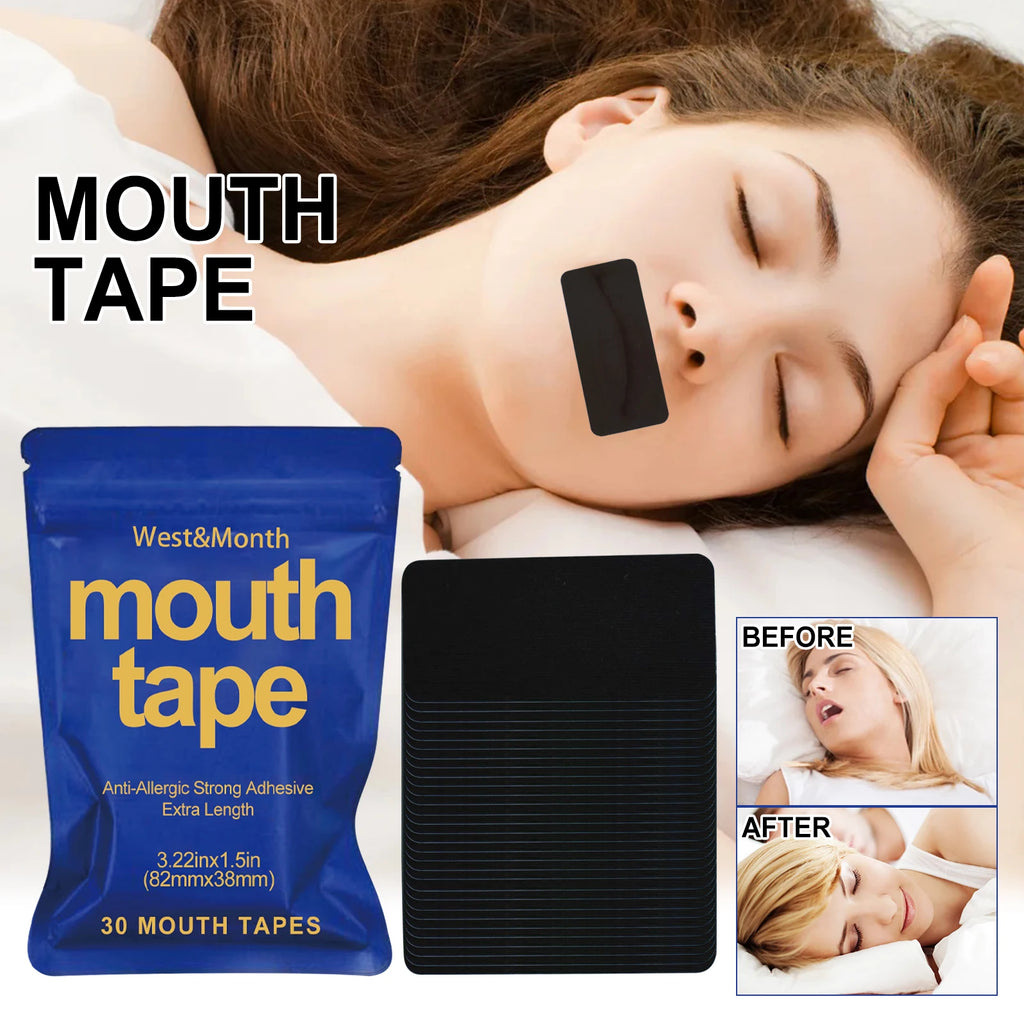 Anti Snoring Mouth Tape – 30 Sleep Strips for Nose Breathing Anti Snoring Sleep Strip Zpaxo
