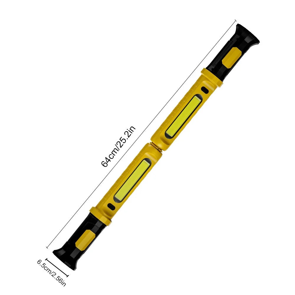 Magnetic Base COB Work Light 4000mAh Capacity Rechargeable Battery