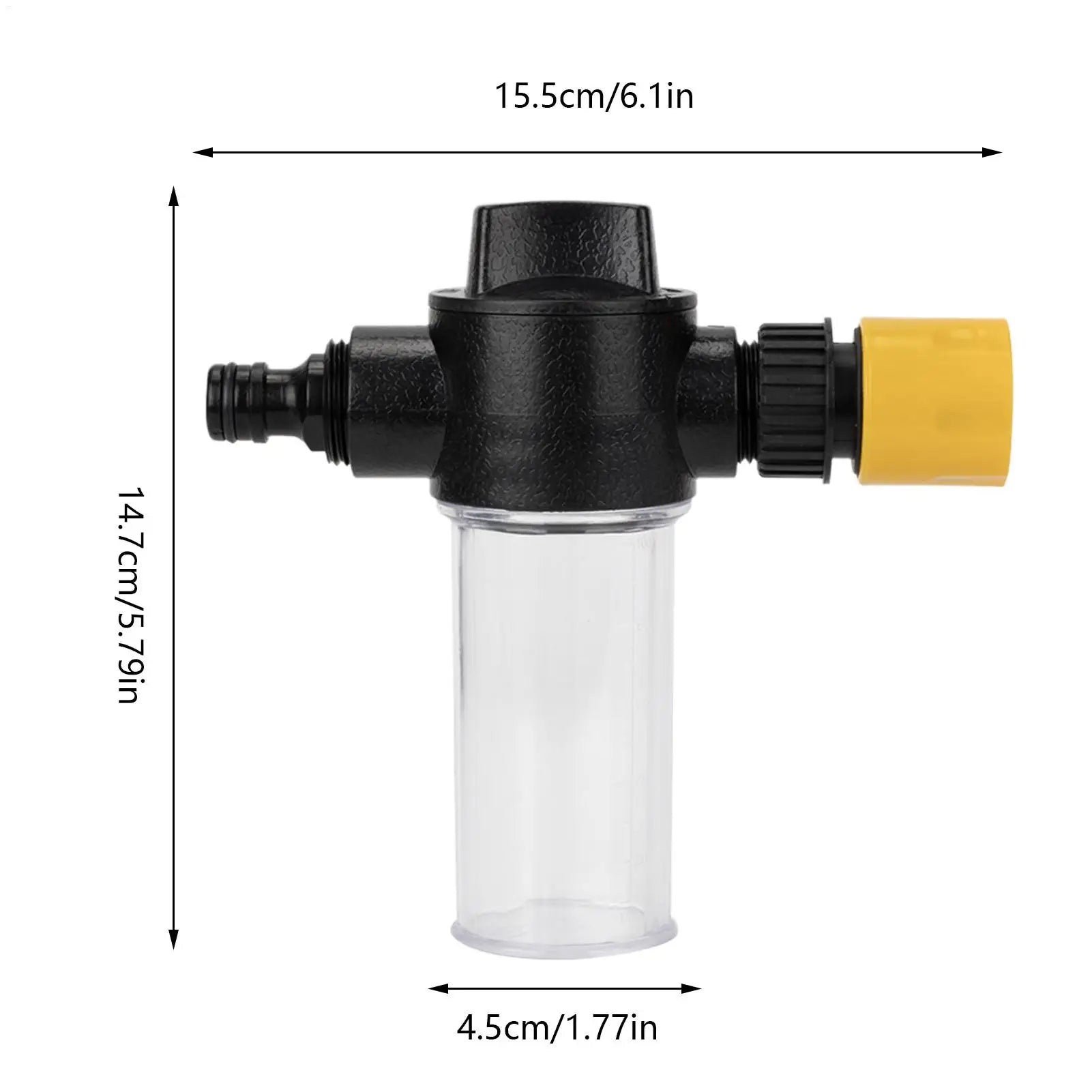 Water Hose Nozzle 100ml Watering Attachment Dispenser Fertilizer Liquid Sprayer for Fence Outdoor Lawn Backyard Patio Driveway Zpaxo