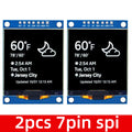 ALL 128x128 OLED Shield Screen Module Product Raspberry Pi STM32 Zpaxo 2PCS 7PIN SPI