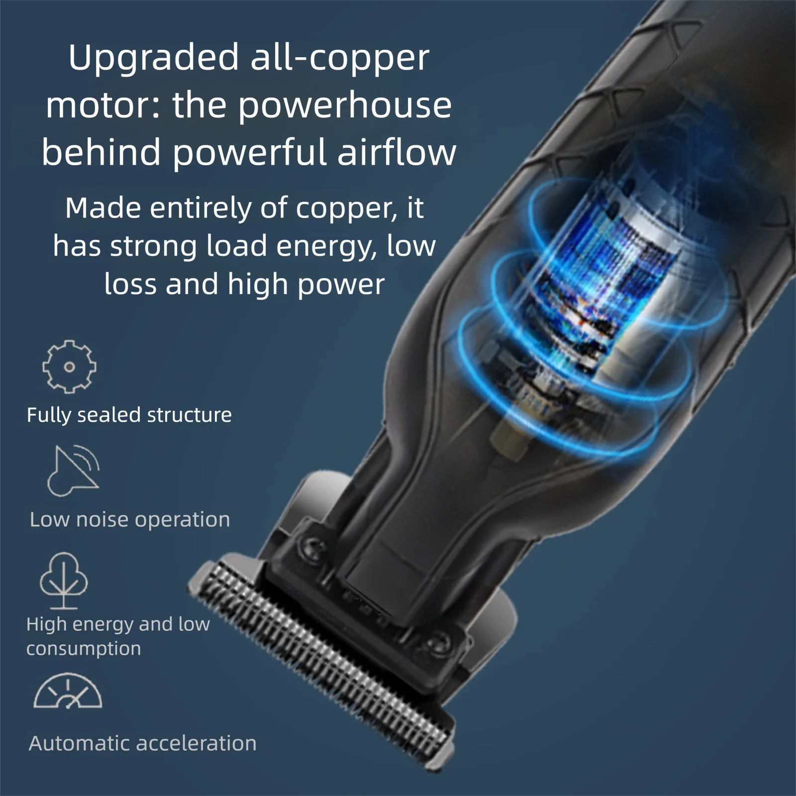 Electric Hair Clipper Pusher Carving Oil Head Bald Gadget Cutting