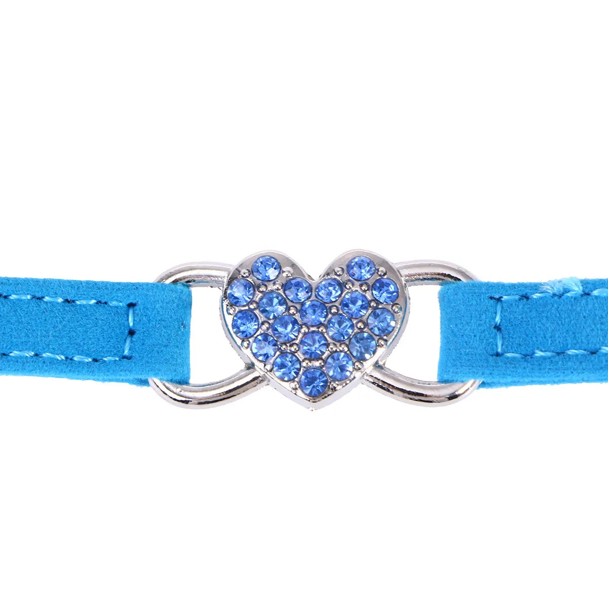 Personalized Peach Heart Dog Collar Adjustable Fit Small Medium Dogs
