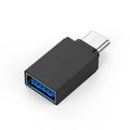 Mini USB 3 1 C Male 0 Female Adapter OTG Cable Macbook Mobile Zpaxo black