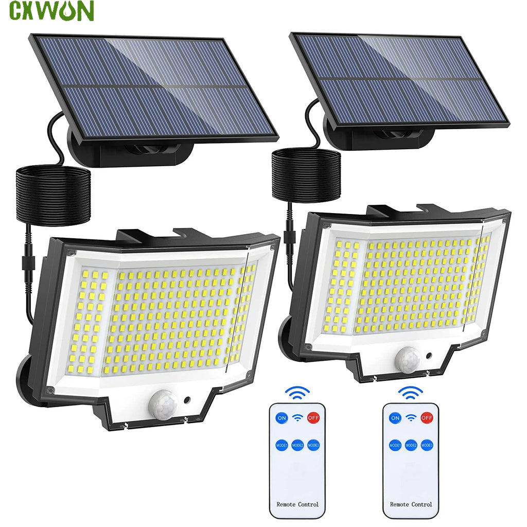 Solar Light Motion Detection Powered Garland Security Flood Lamp Zpaxo