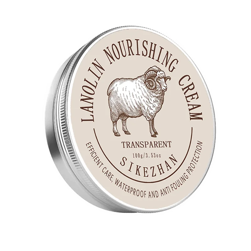 Lanolin Leather Shoe Nourishing Cream,Shoe Conditioner Balsam for Waterproof &Shining,Leather Care Wax for Shoes ,Boots, Bags Zpaxo 100g