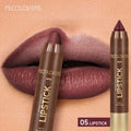 1PC [Matte Nude Lipstick] Lip Liner Stick Lipstick Pen Matte Nude Color Not Easy to Decolorize Waterproof Lasting Skin Color Zpaxo 05