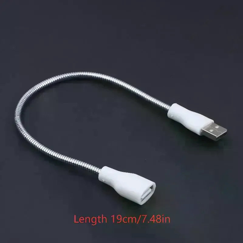 Flexible Metal USB Power Cable – LED Light & Fan Adapter USB Power Cable Zpaxo