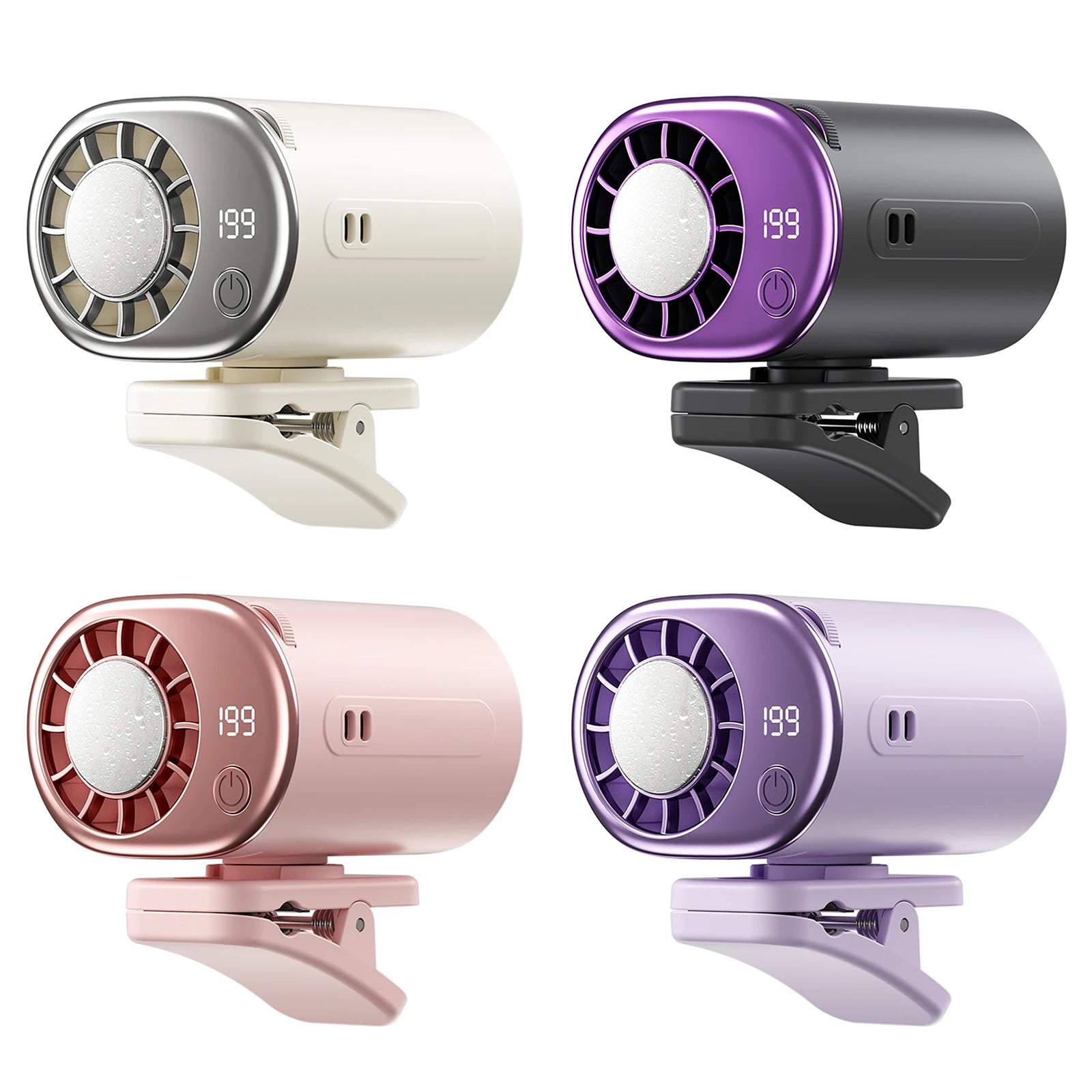 2026 Clip Universal Ice Fan USB High-speed Umbrella Hanging Waist Zpaxo