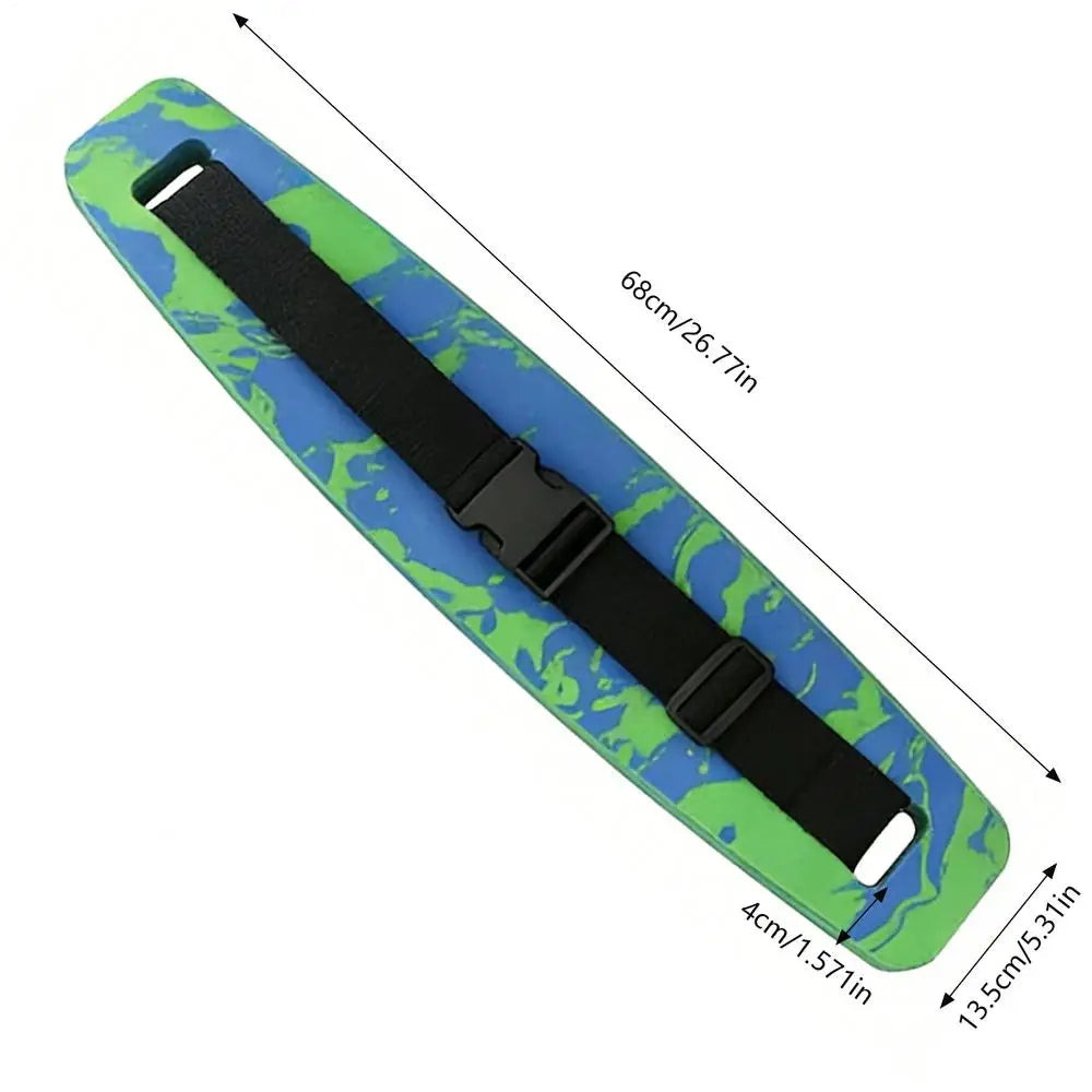 Density EVA Adjustable Swim Belt Waist Buoyancy Trainer Flotation Aid Zpaxo C