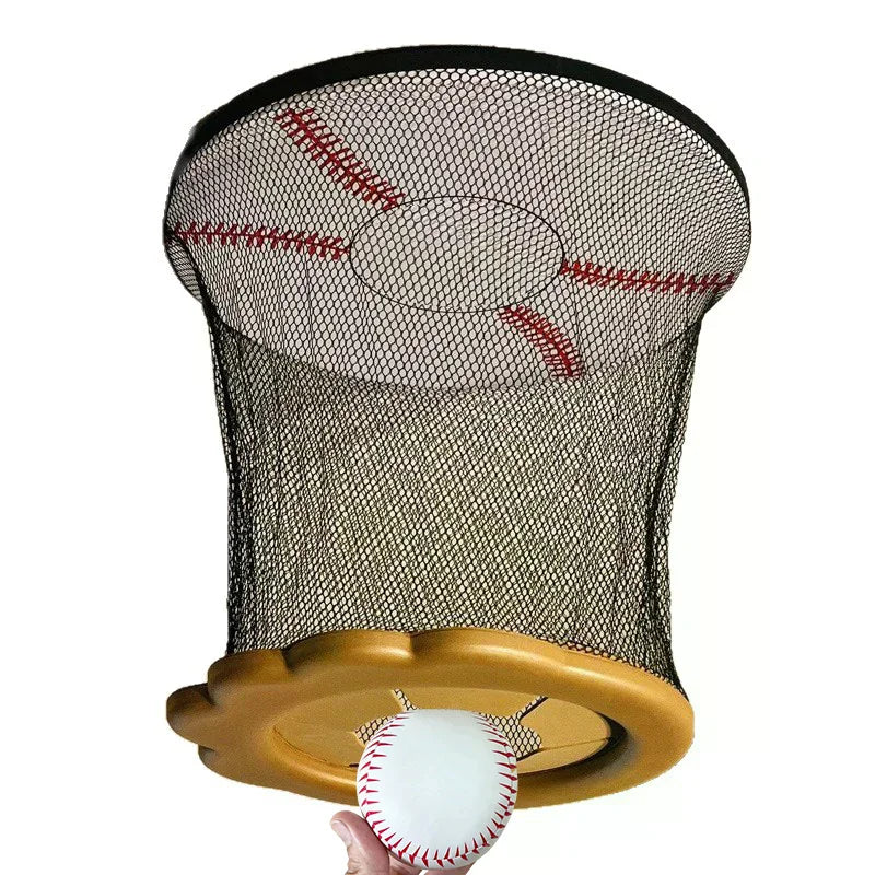 Ceiling Baseball Toy Training Equipment Mini Overhead Sports Goal Portable Indoor Mini Baseball Hoops Game Toys For Kids Adults Zpaxo
