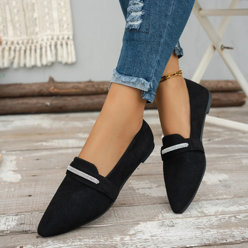 Women Flats Summer Comfortable Flat Canvas Loafers Luxury Elegant Zpaxo